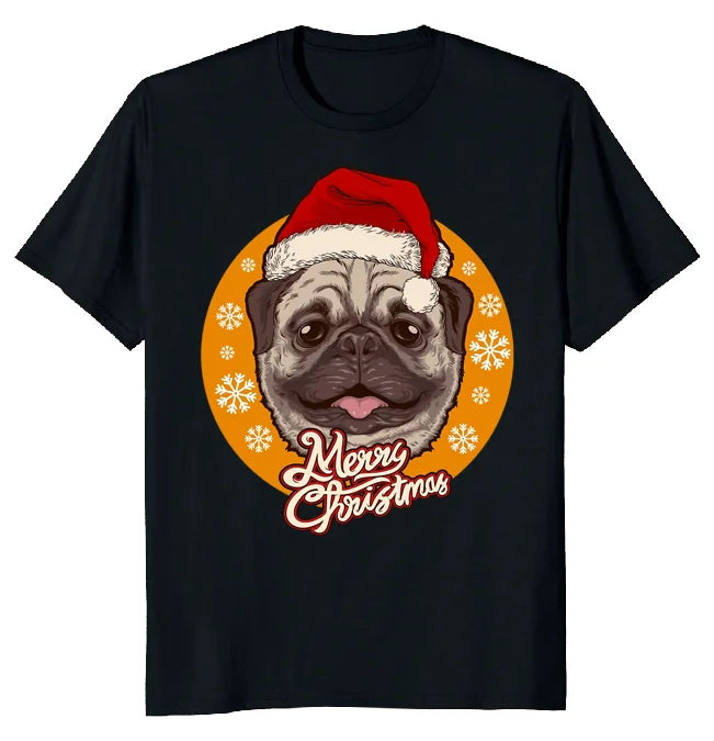 Santa Pug 🎅 (unisex T-shirt)