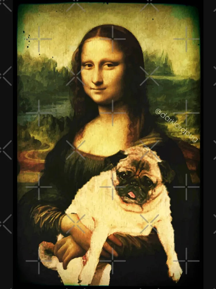 Monalisa Pug 👕 (Unisex T-shirt)