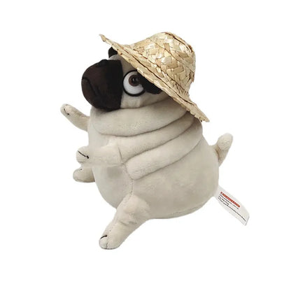 Pug with a Hat Plush Toy