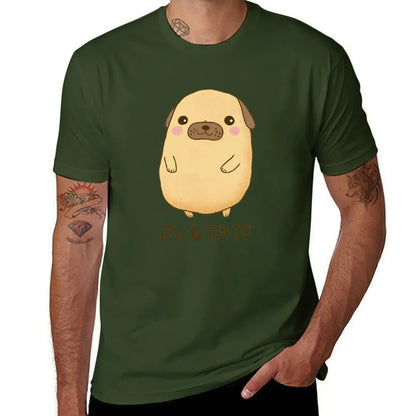 Mini PugTato anime style 🥔👕 (unisex T-shirt)