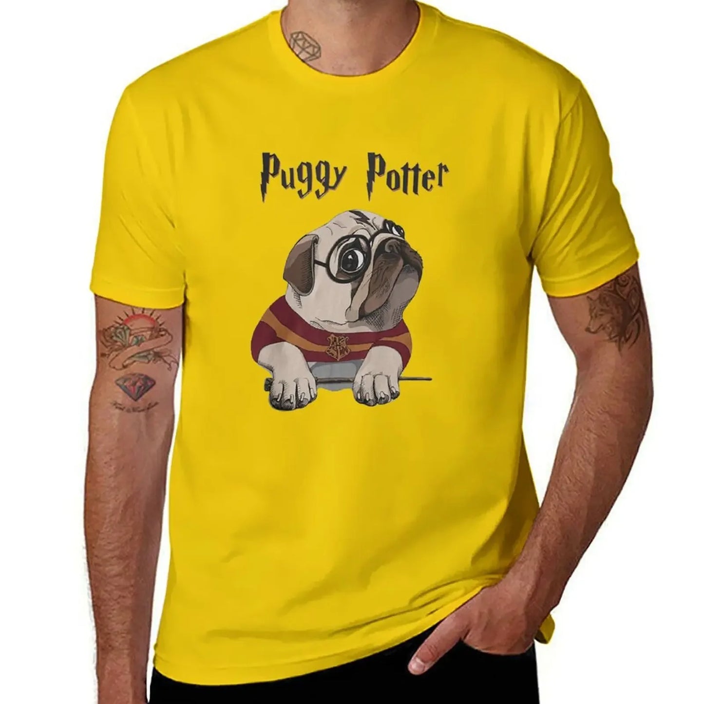 Puggy Potter 🪄👕 (Unisex T-shirt)