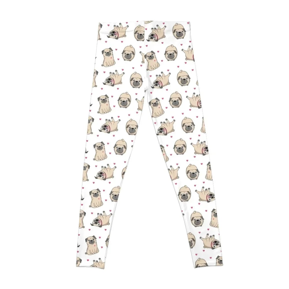 Cute Pugs Yoga Pants / Leggings