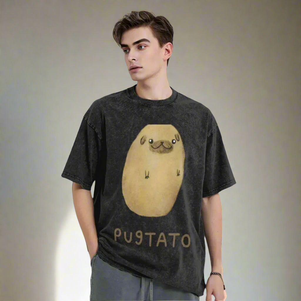 PugTato anime style 🥔👕 (unisex T-shirt)