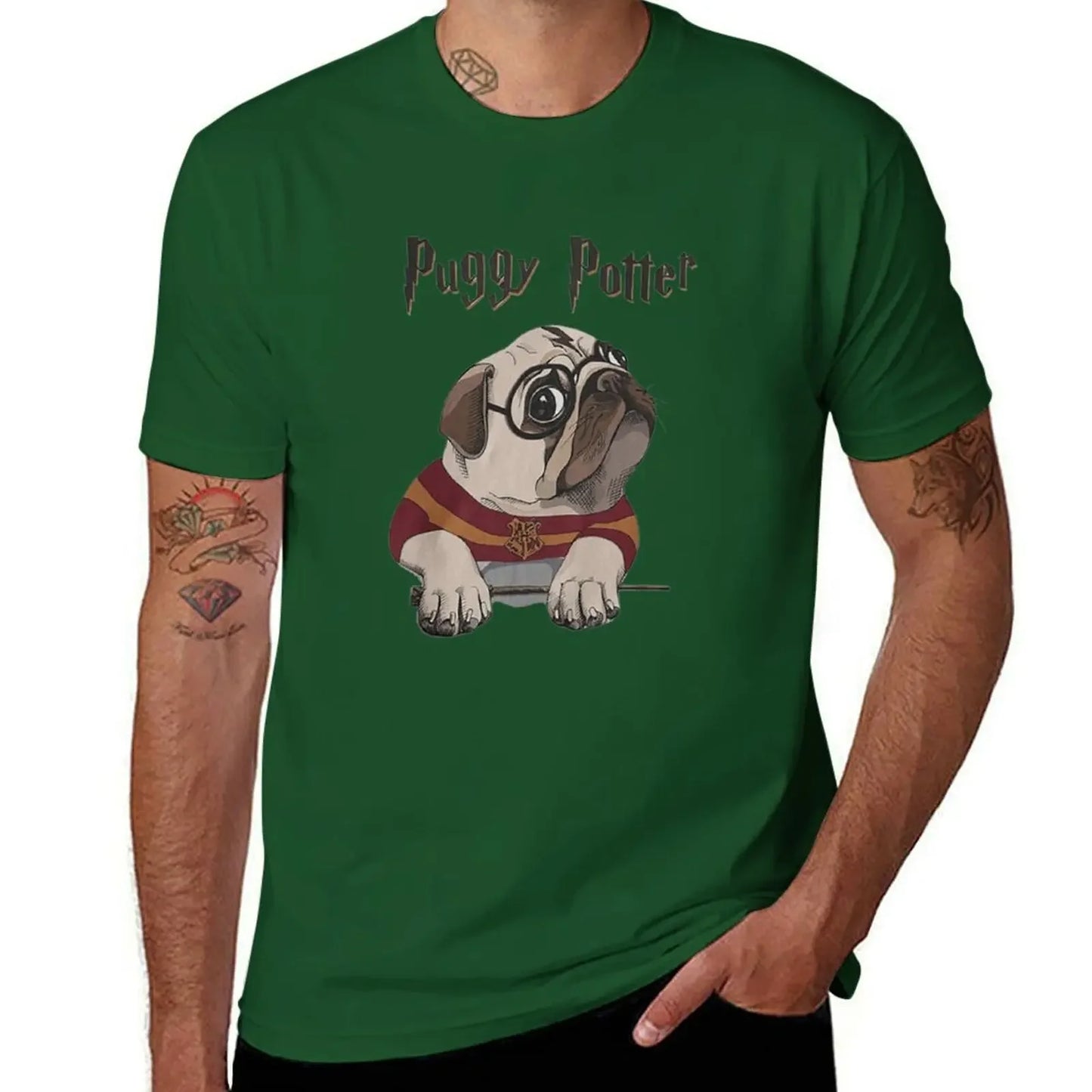 Puggy Potter 🪄👕 (Unisex T-shirt)