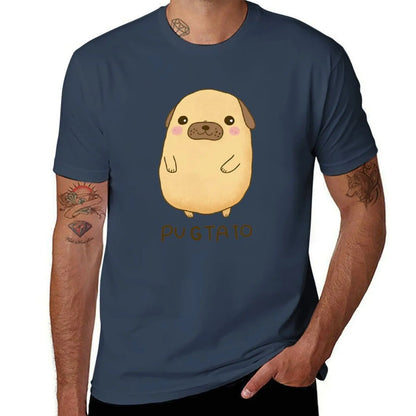 Mini PugTato anime style 🥔👕 (unisex T-shirt)