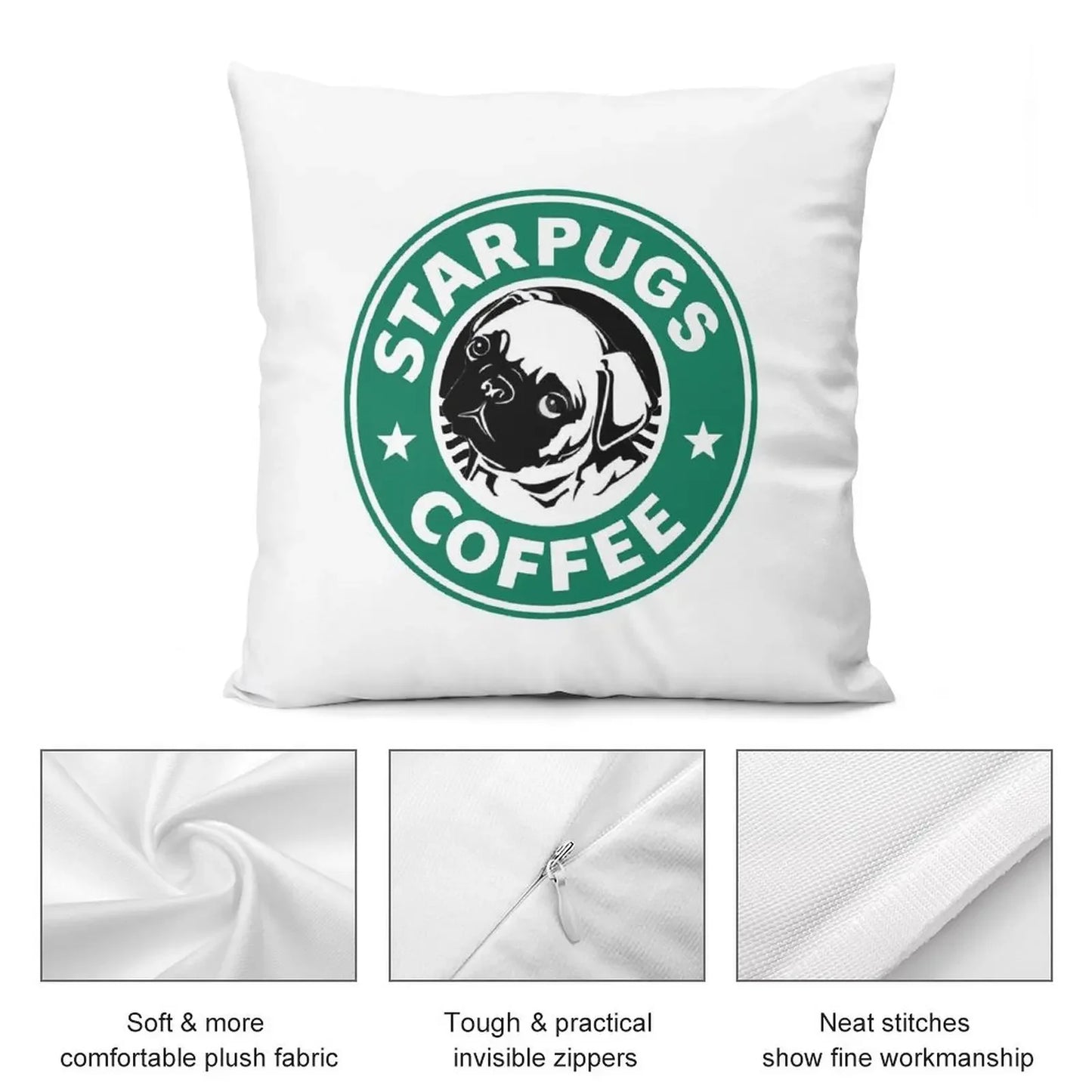 StarPugs (cushion cover)