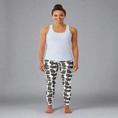 Black Pug Yoga Pants / Leggings&nbsp;