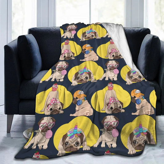 Pugs blanket