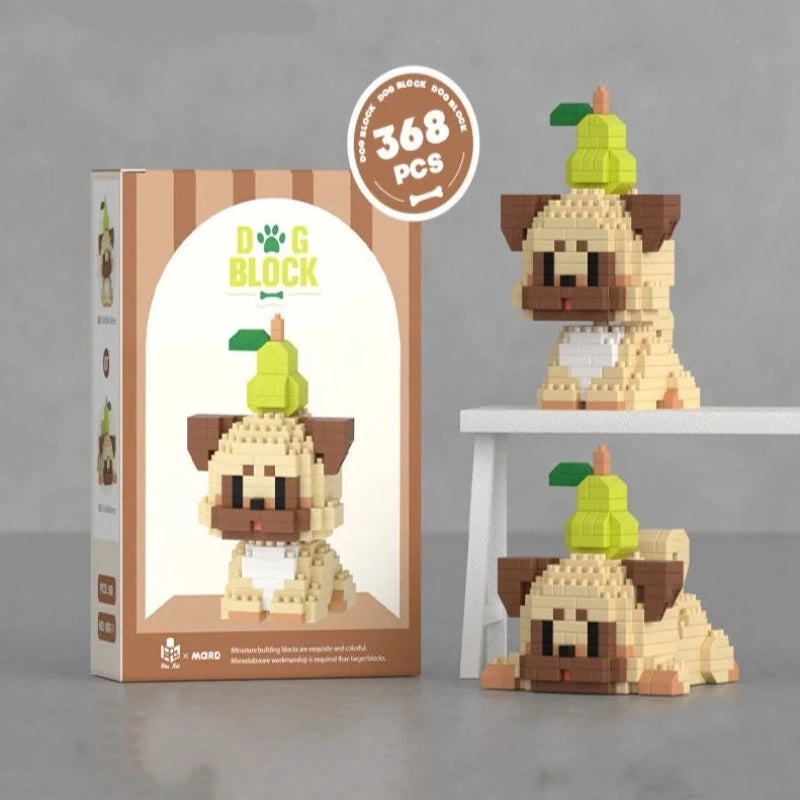 Cute Pug Toy (building blocks type)