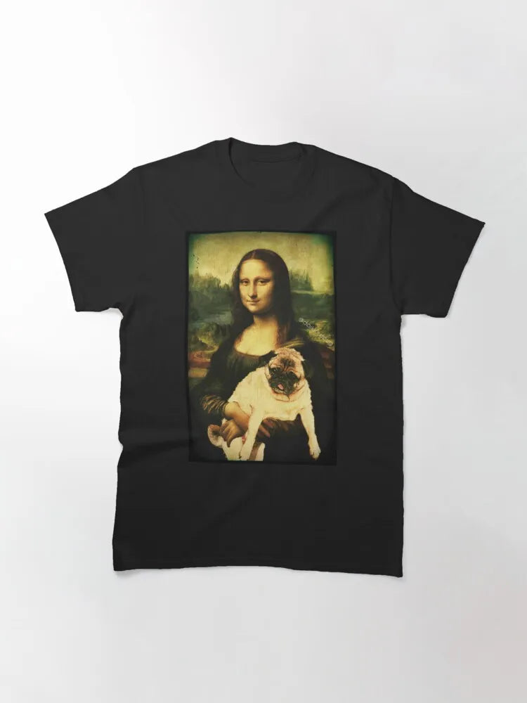 Monalisa Pug 👕 (Unisex T-shirt)
