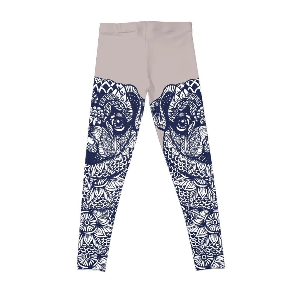 Mandala Pug Yoga Pants / Leggings