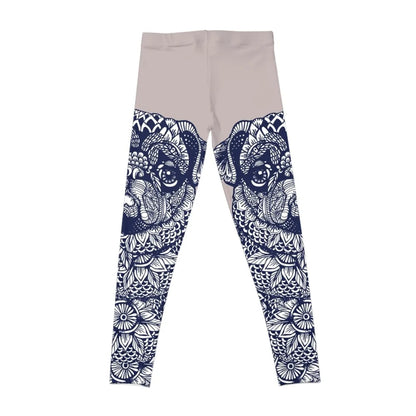 Mandala Pug Yoga Pants / Leggings