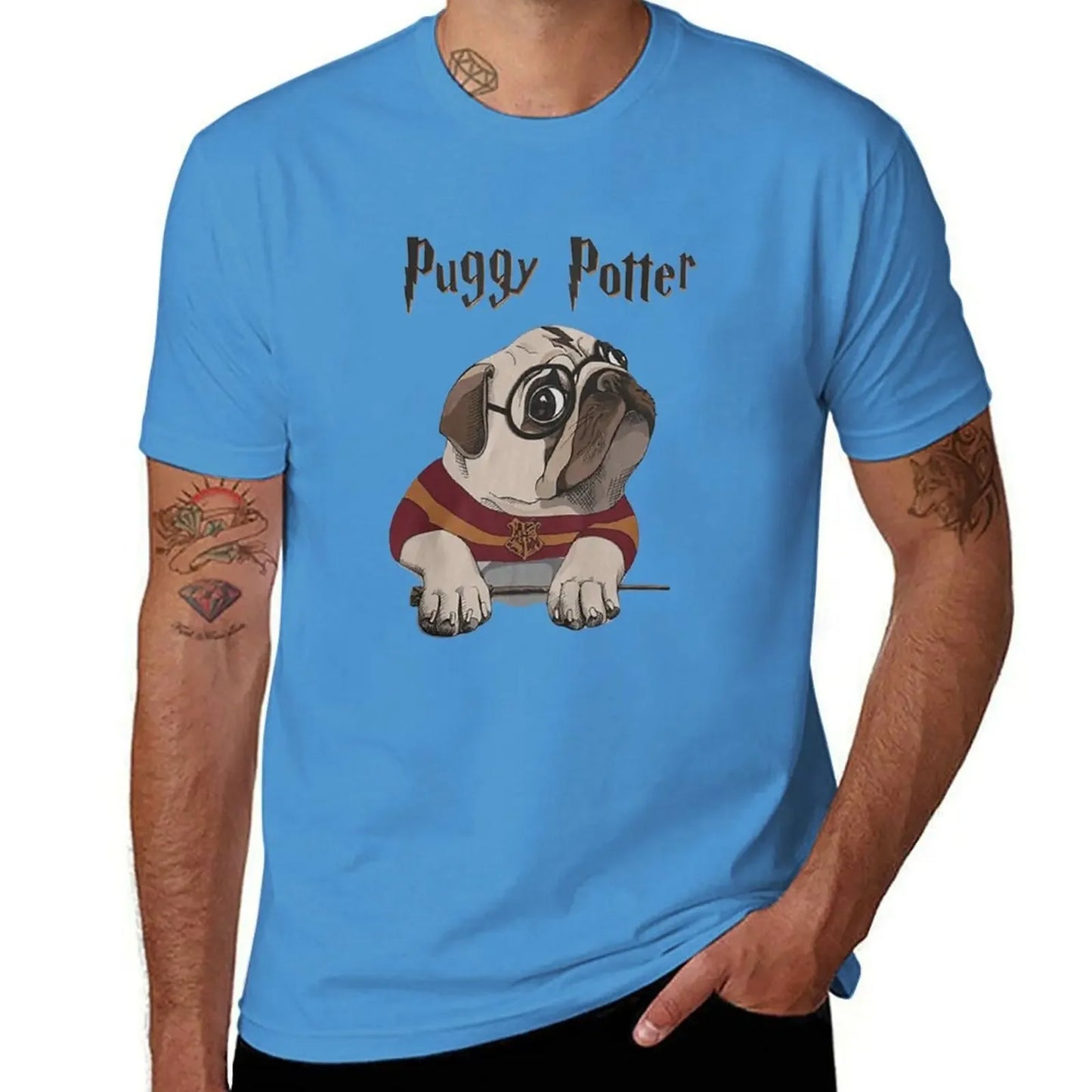 Puggy Potter 🪄👕 (Unisex T-shirt)