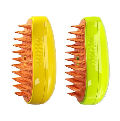 Mango shaped Steam Brush, pet hair removal 3 in 1 man 🥭 (available in 2 colours)