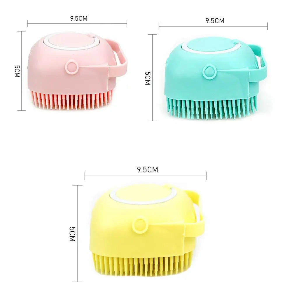 Massage / Grooming scrubber for Bathing (available in 3 colours)