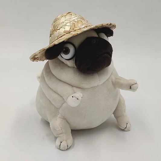 Pug with a Hat Plush Toy