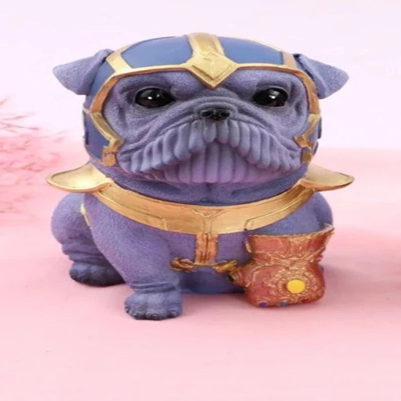 Piggy Bank Pug Statue