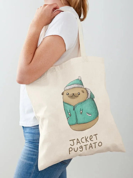 Jacket Pugtato Tote Bag 🥔👜