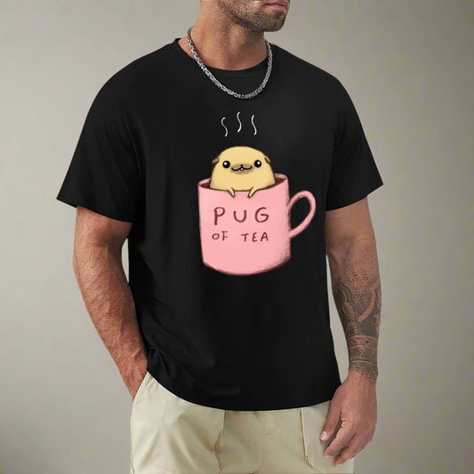 Pug of Tea ☕🧋👕 (unisex T-shirt)