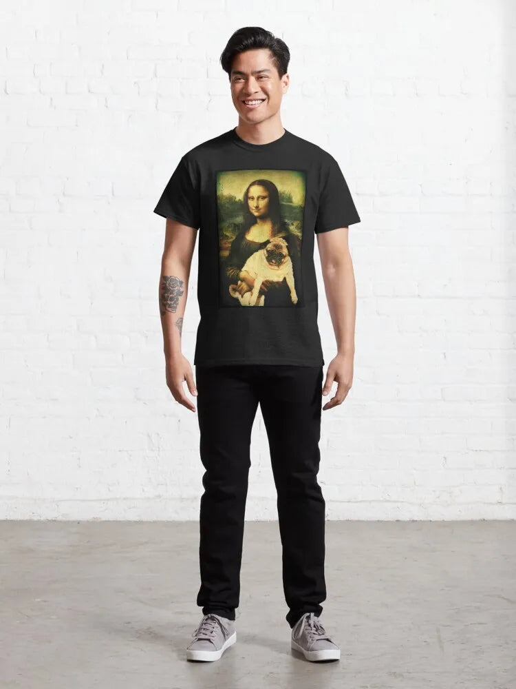 Monalisa Pug 👕 (Unisex T-shirt)