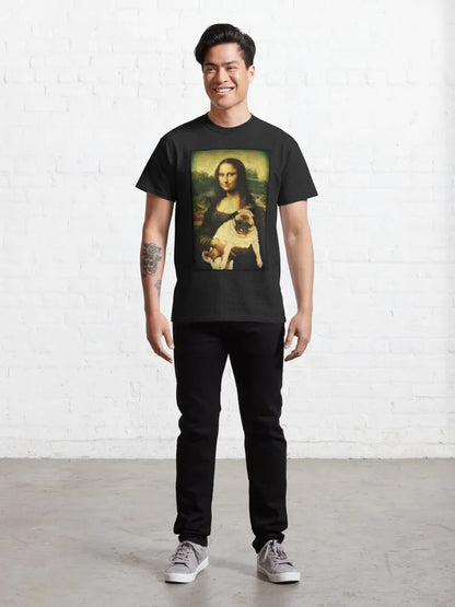 Monalisa Pug 👕 (Unisex T-shirt)