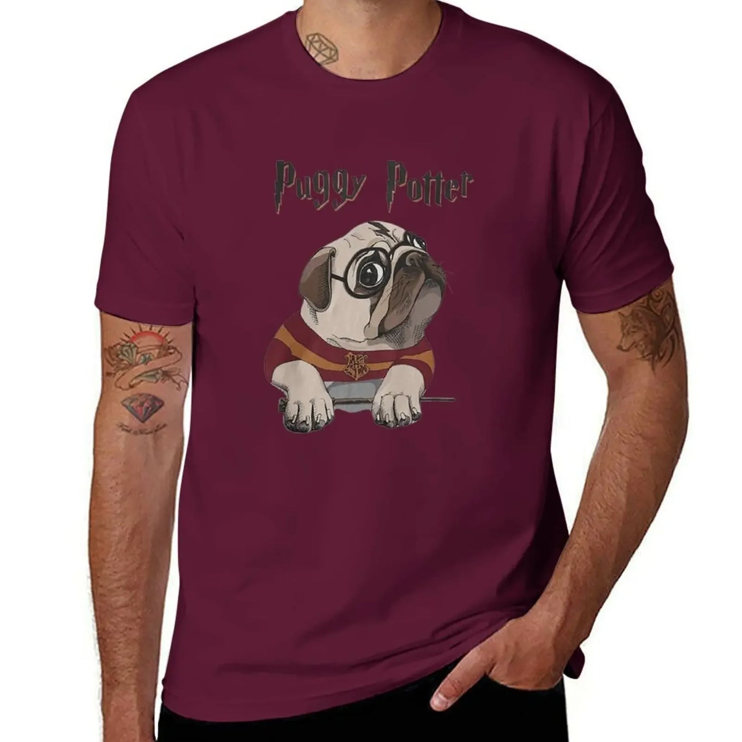 Puggy Potter 🪄👕 (Unisex T-shirt)