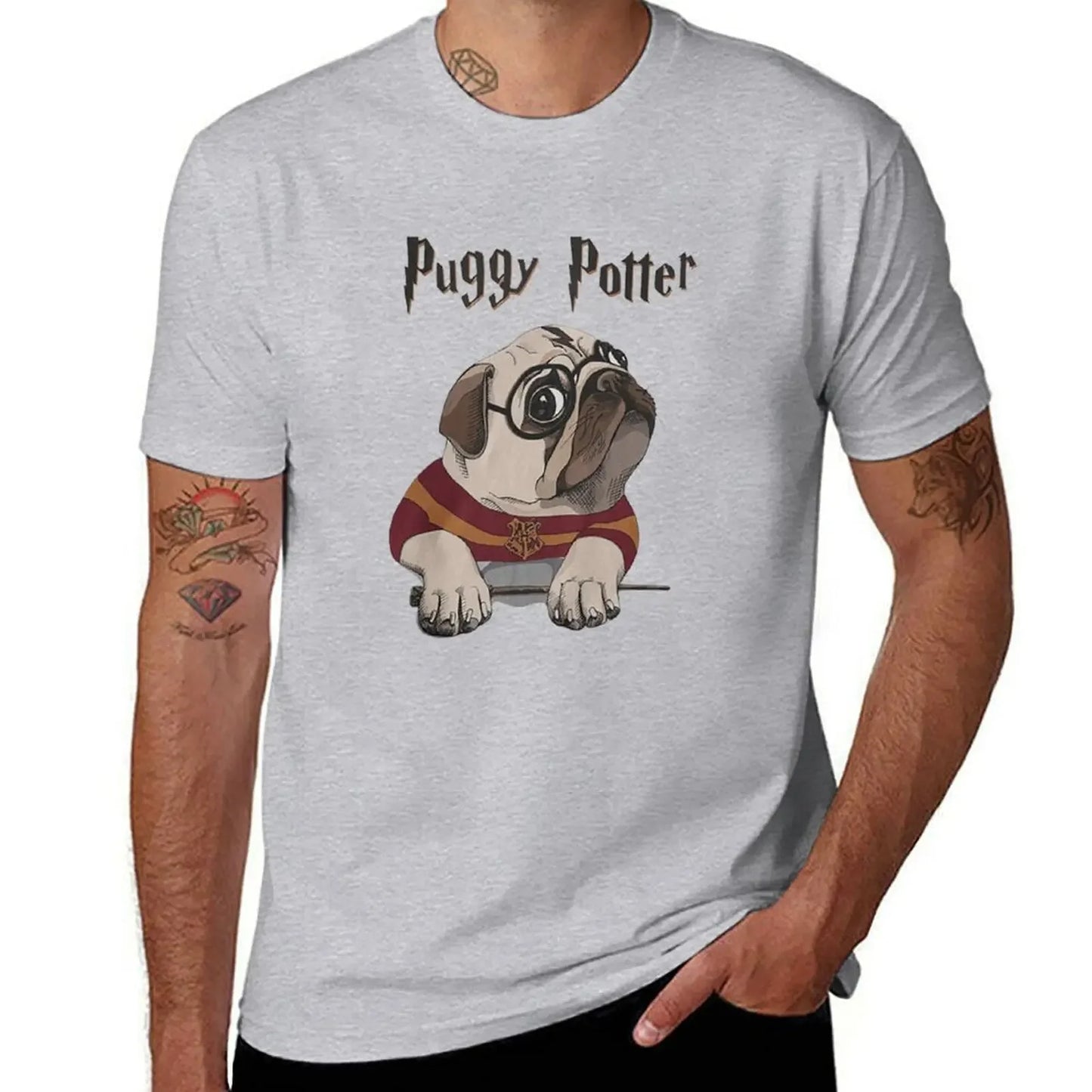 Puggy Potter 🪄👕 (Unisex T-shirt)