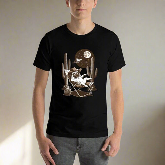 Pug Western Life 👕 (unisex T-shirt)