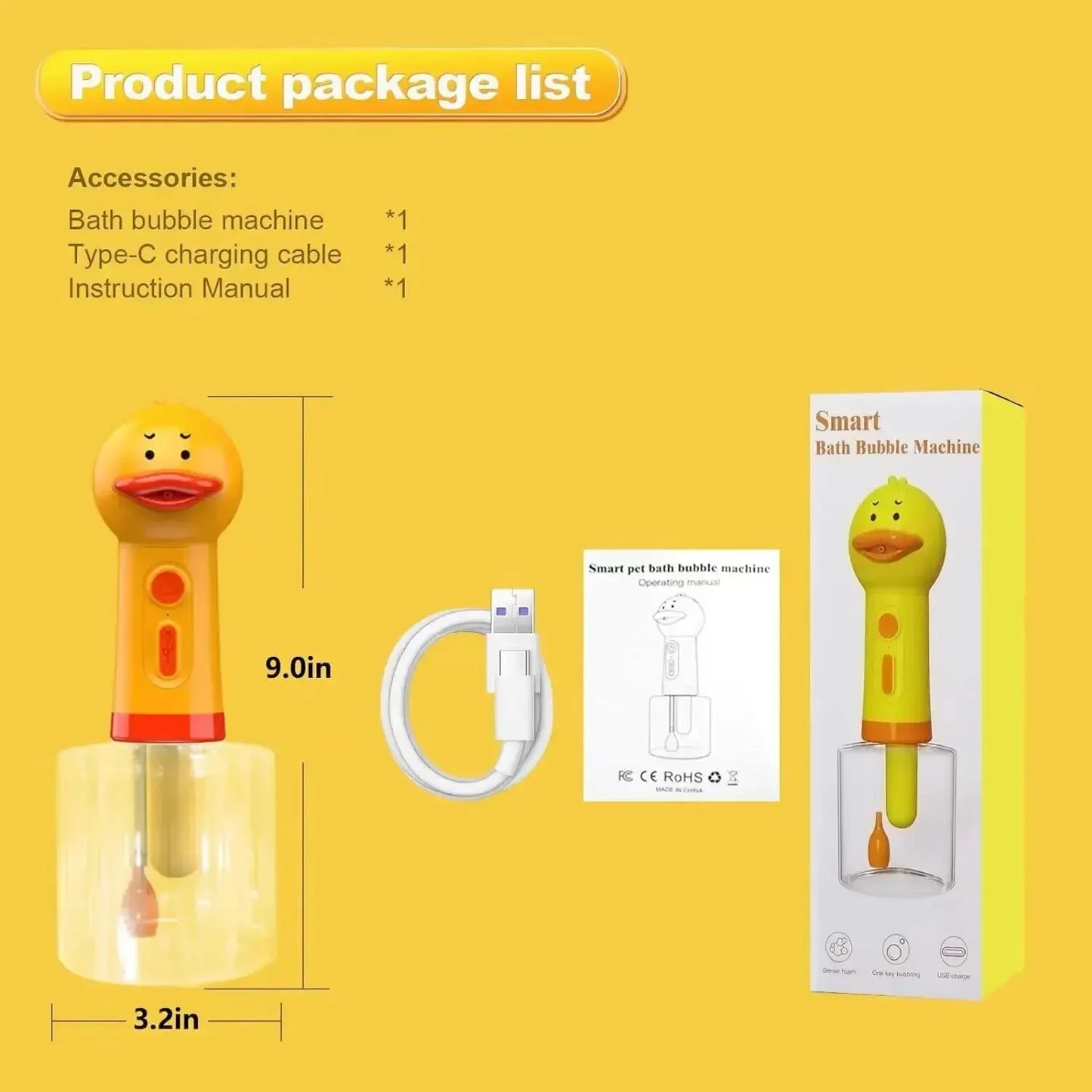 Yellow Duck Shampoo Dispenser 🦆