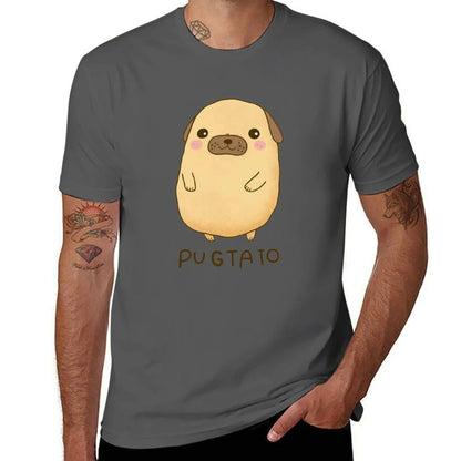 Mini PugTato anime style 🥔👕 (unisex T-shirt)