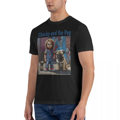 Chucky and the Pug (unisex T-shirt)