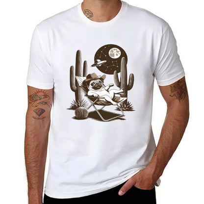 Pug Western Life 👕 (unisex T-shirt)