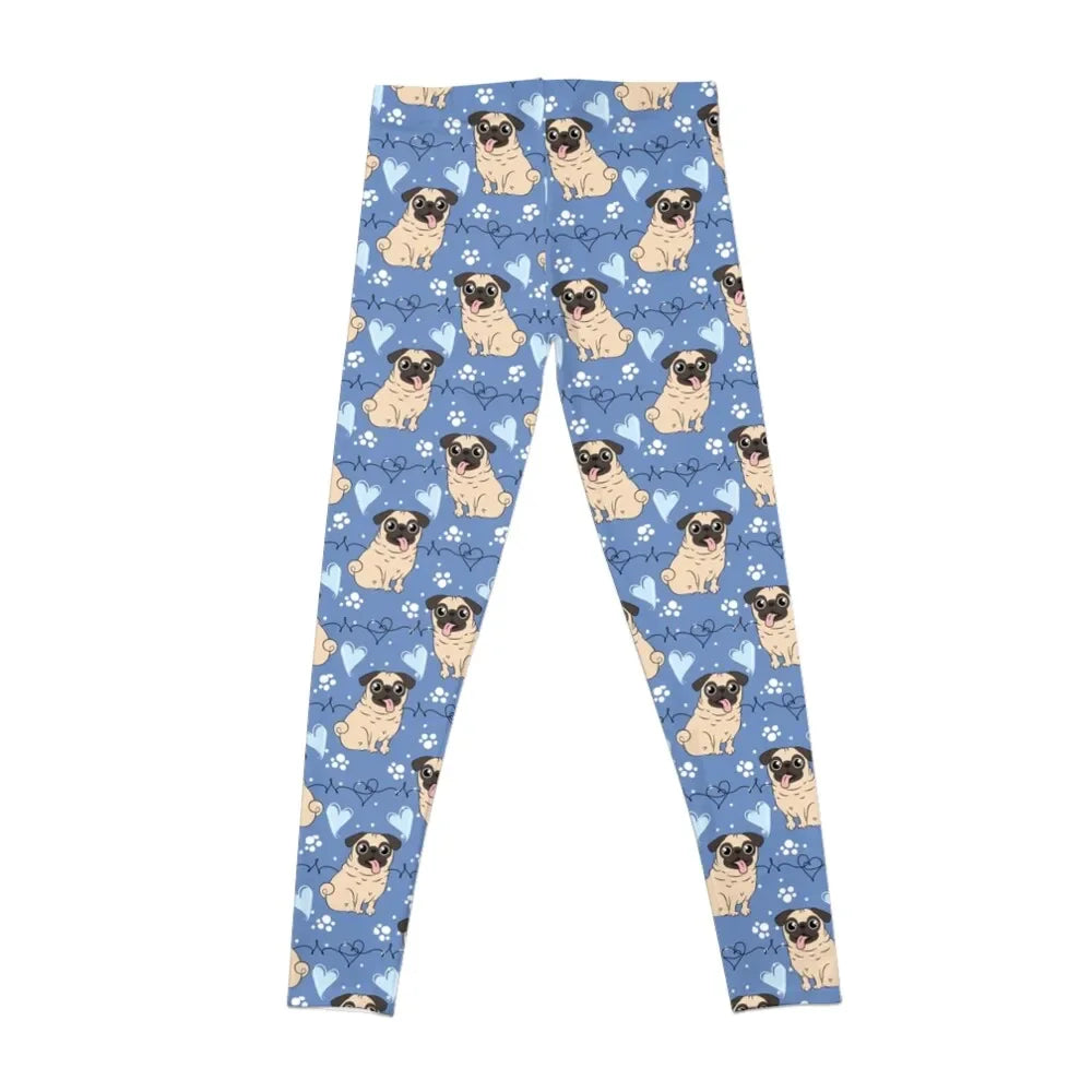 Love Pugs Yoga Pants / Leggings