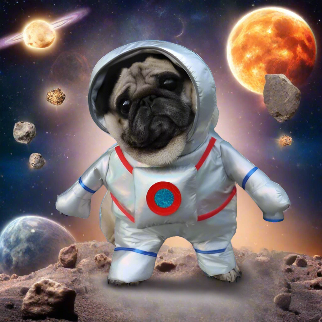 Astronaut Pug Halloween Costume 🧑‍🚀🌌