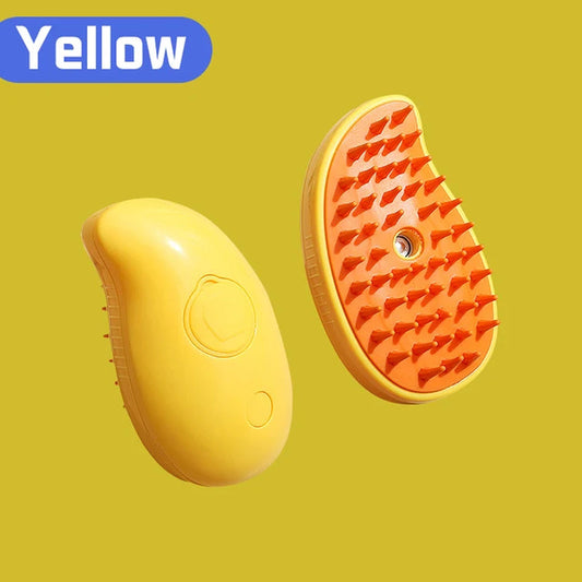 Mango shaped Steam Brush, pet hair removal 3 in 1 man 🥭 (available in 2 colours)