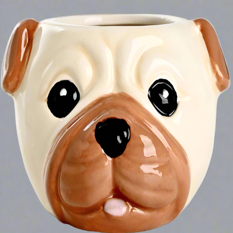 Pug Flower Pot (the plant is not included)