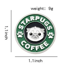 StarPugs Brooch / Pin