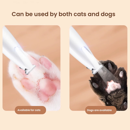 Dog Paw Trimmer with LED Light 🐾