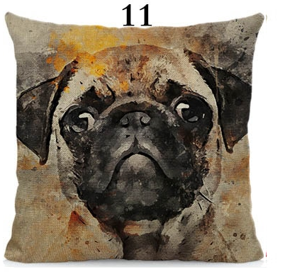 Cool pugs cushion cover