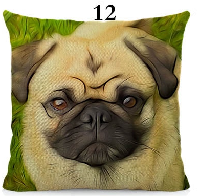 We R cool pugs cushion cover