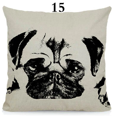 We R cool pugs cushion cover