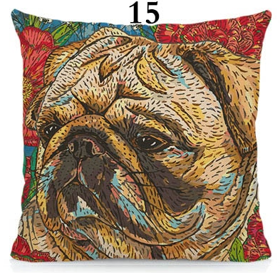 Cool pugs cushion cover