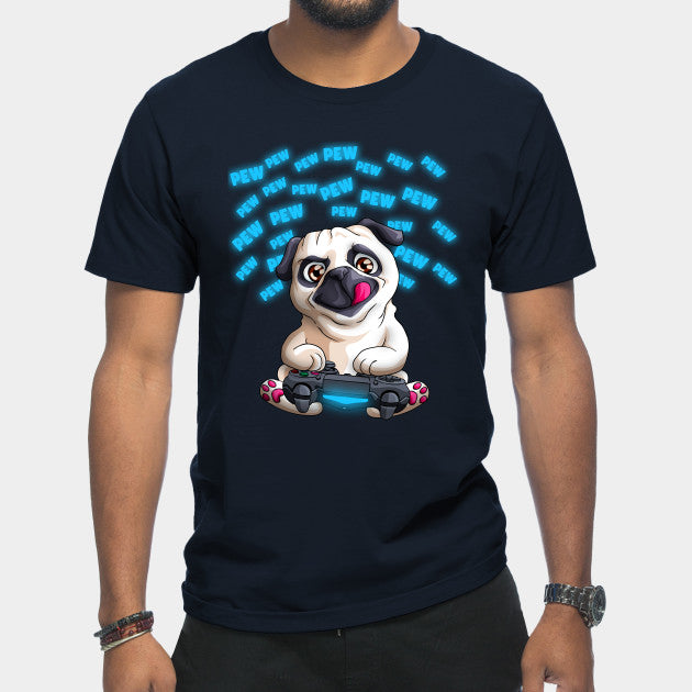 Gamer Pug (unisex T-shirt)