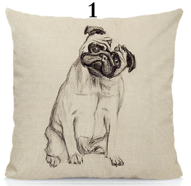 We R cool pugs cushion cover