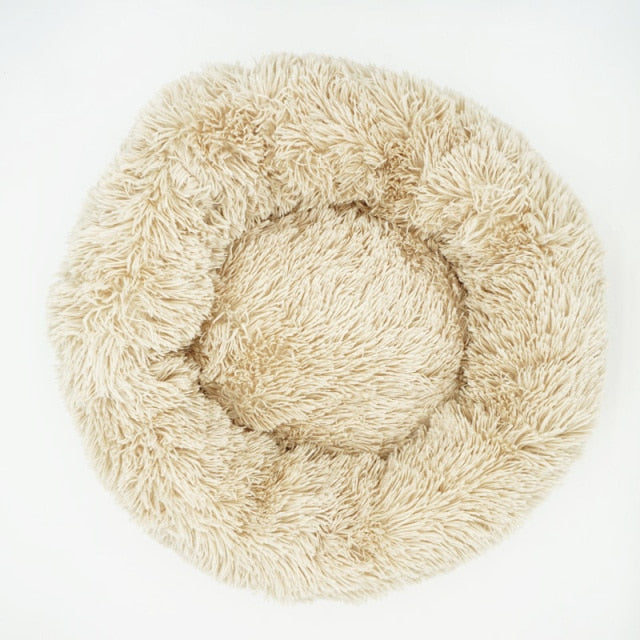 Plush donut bed for dogs / cats (all sizes: small / medium / large)