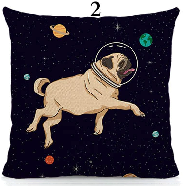 We R cool pugs cushion cover