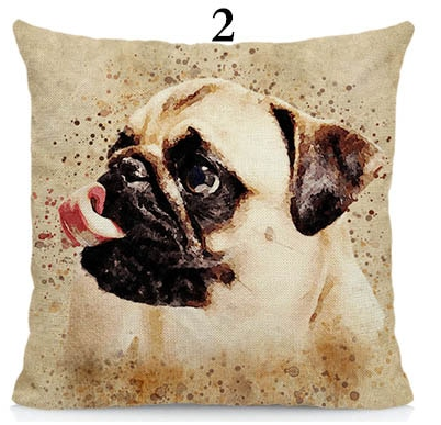 Cool pugs cushion cover