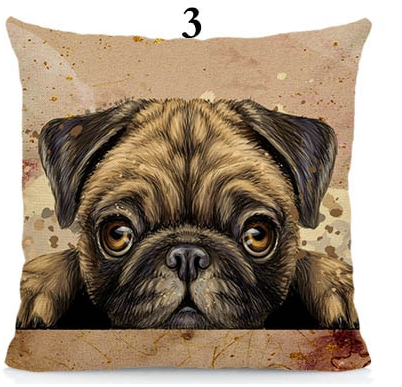 Cool pugs cushion cover