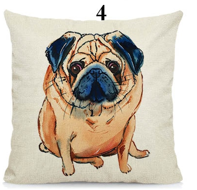 Cool pugs cushion cover