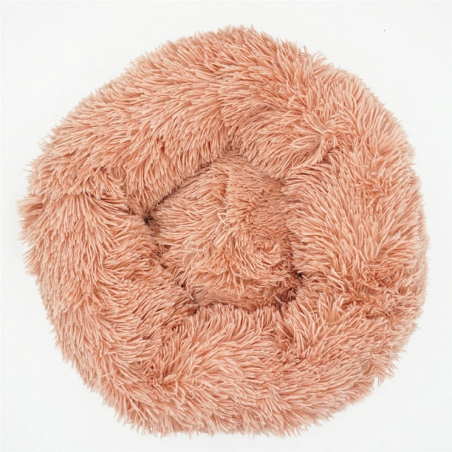 Plush donut bed for dogs / cats (all sizes: small / medium / large)